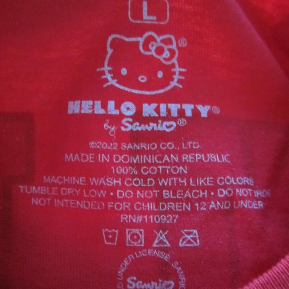 Hello Kitty Red Sanrio T-Shirt - Picture 3 of 3